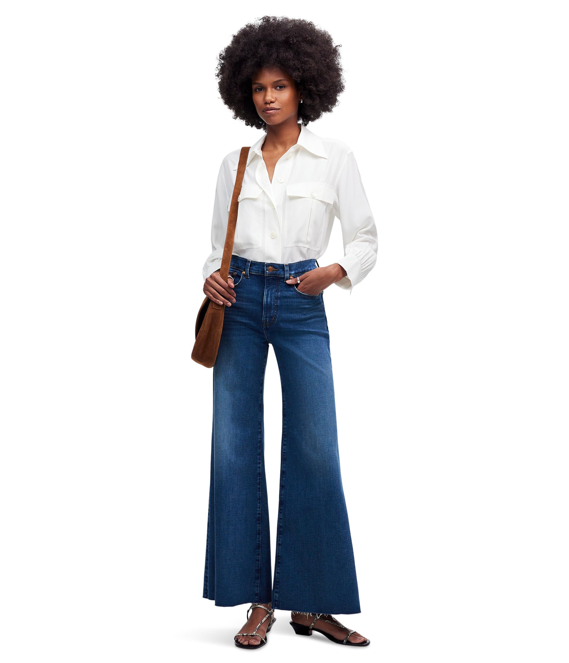 

Джинсы Madewell Palazzo Stretch Wide Leg in Pelion Wash, цвет Pelion Wash