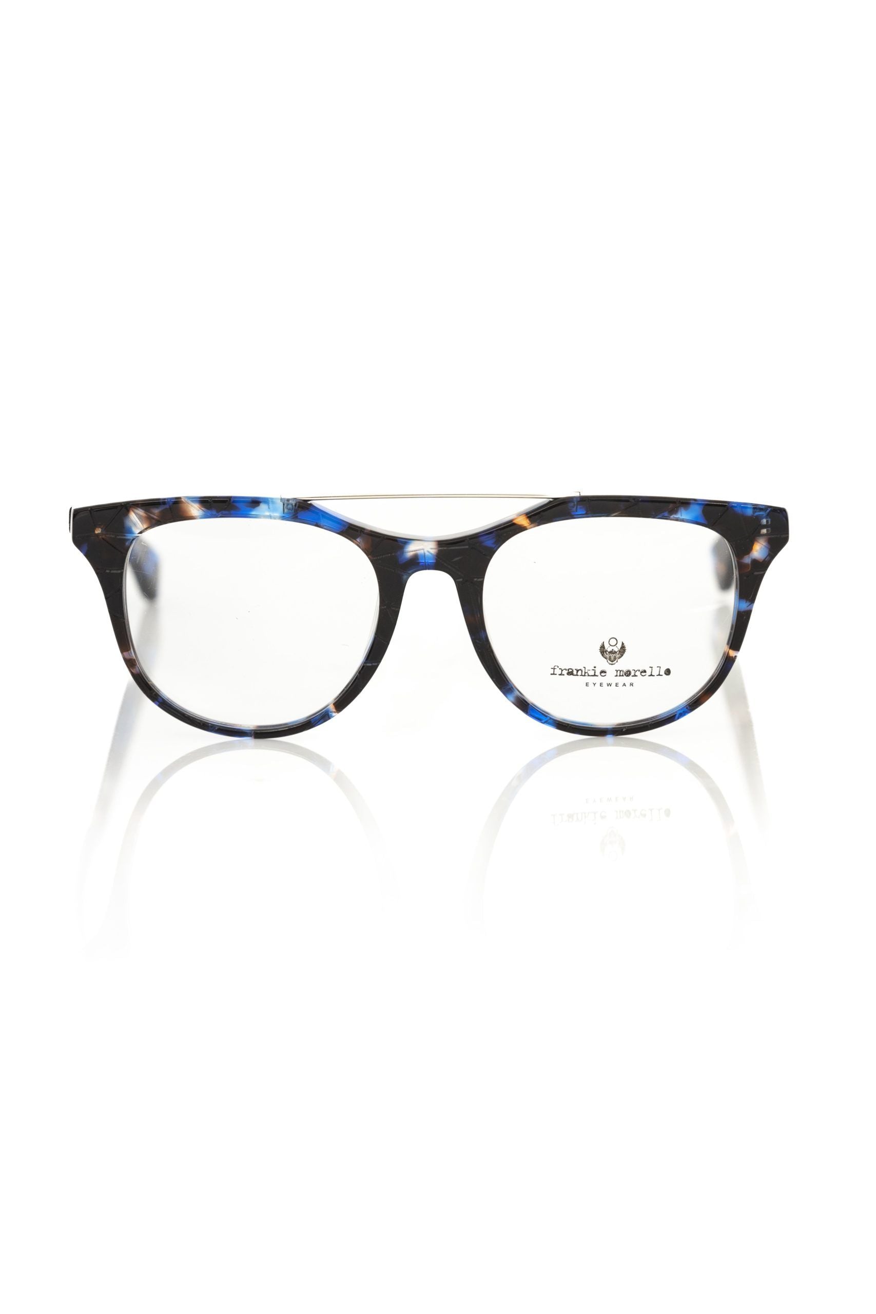 

Очки Frankie Morello Geometric Havana Wayfarer, синий