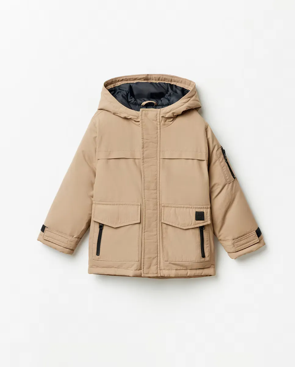 

Спортивная бежевая парка Sfera, цвет Camel