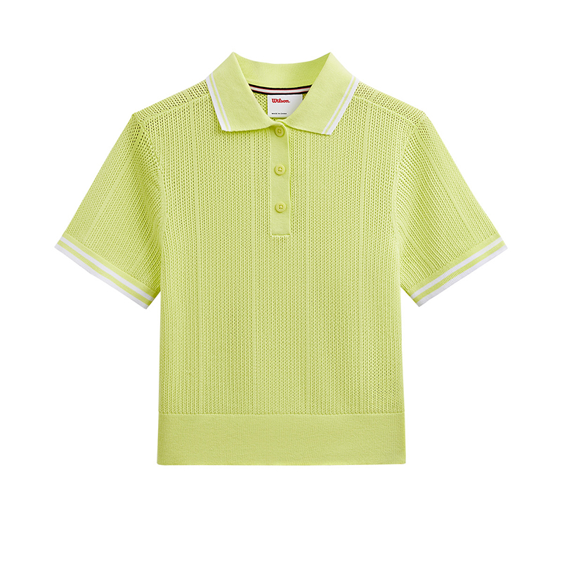 

Polo Shirts Women's Polo Collar Moderate Wilson, lime желтый