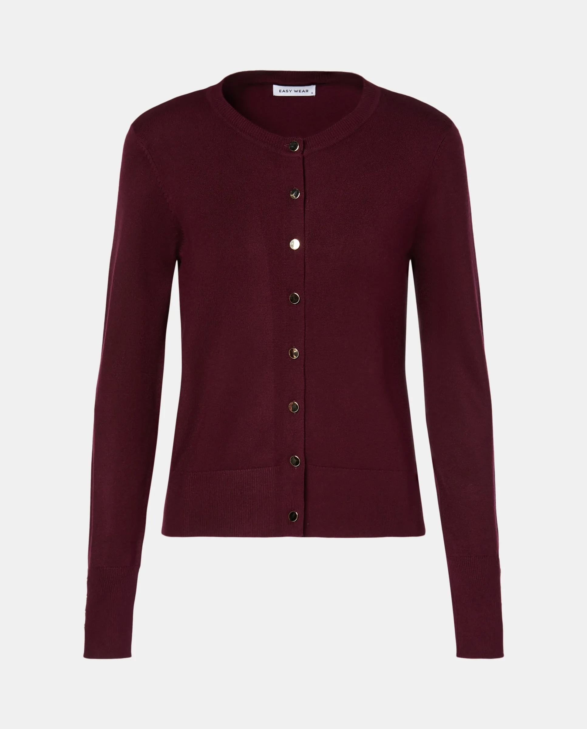 

Женская куртка с воротником из трикотажа Easy Wear, бордовый, Красный, Женская куртка с воротником из трикотажа Easy Wear, бордовый