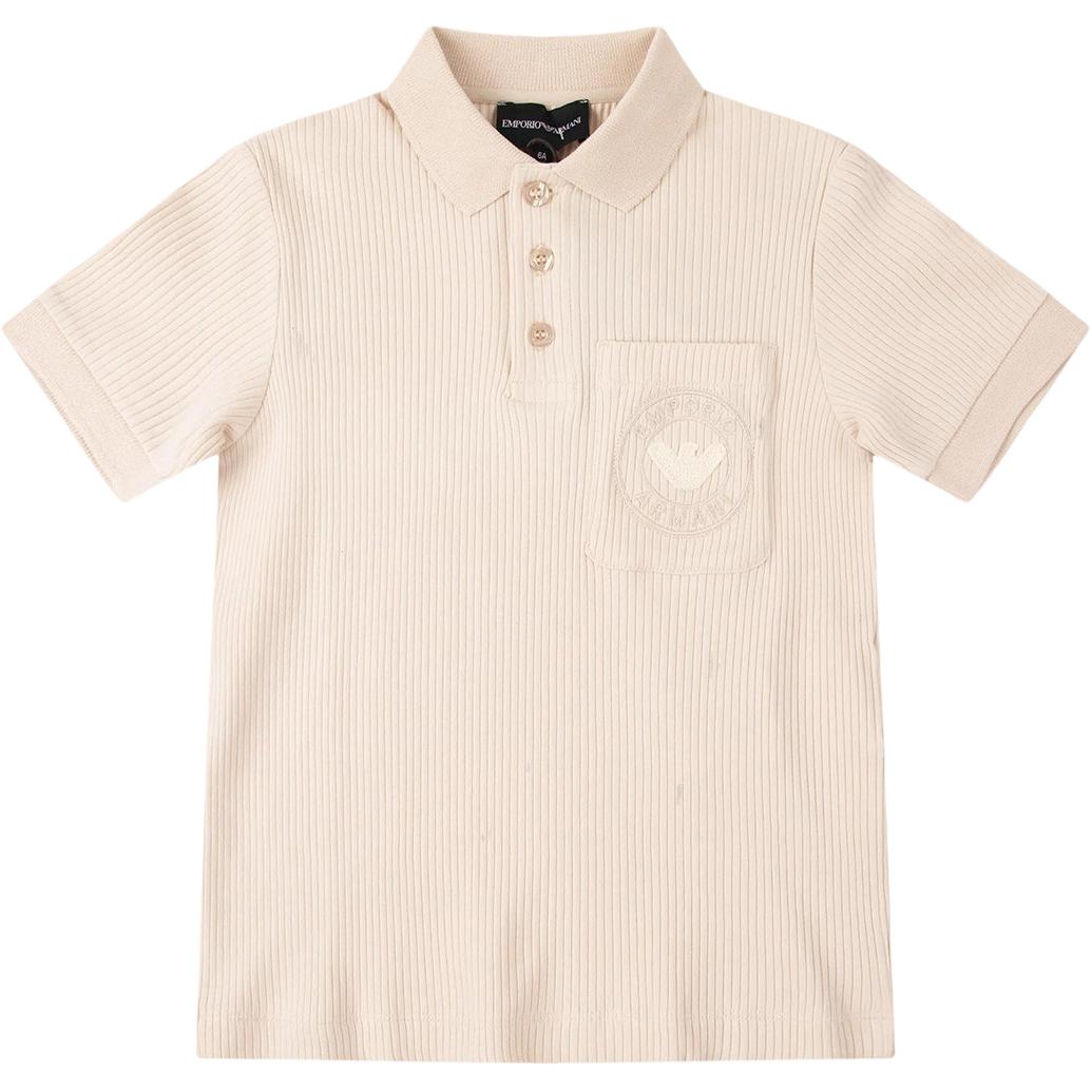 

Поло для детей EMPORIO ARMANI, Ecru
