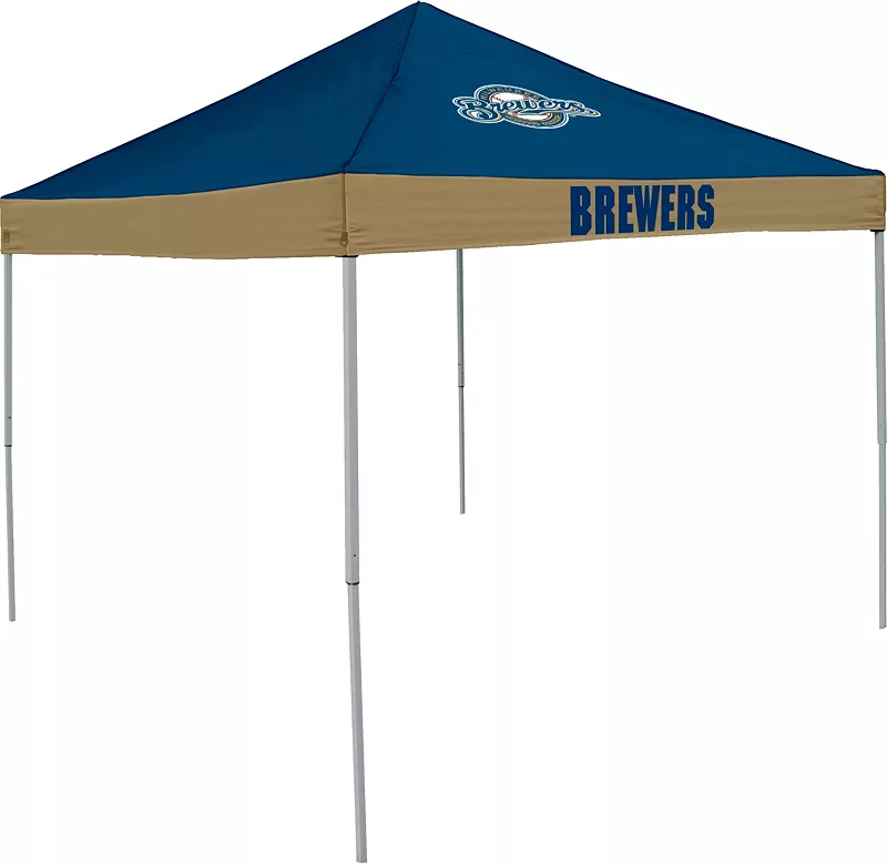 

Палатка эконом-класса Milwaukee Brewers с логотипом бренда Milwaukee Brewers с навесом размером 9 x 9 футов Logo