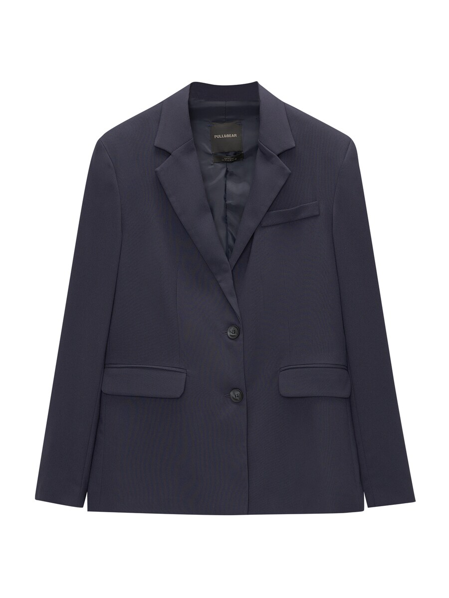

Классический блейзер Pull&Bear Blazer, темно-синий