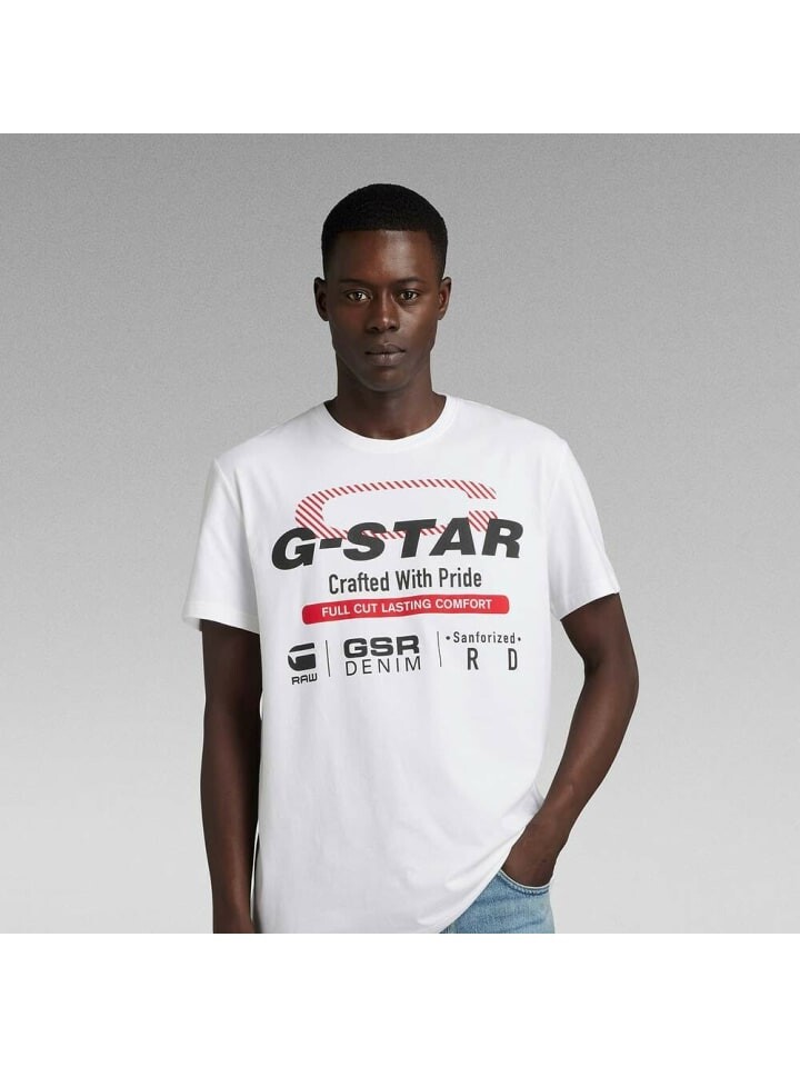 

Футболка G-Star Raw Tshirt, белый