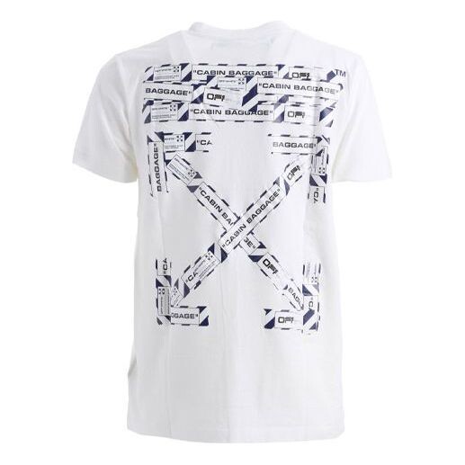 

Футболка ss21 logo alphabet printing round neck short sleeve ordinary version white Off-White, белый