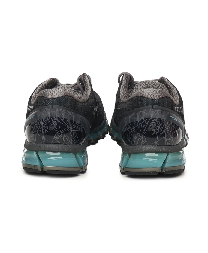 Кроссовки из жаккардовой сетки с гелевой технологией Asics, синий — фото 3