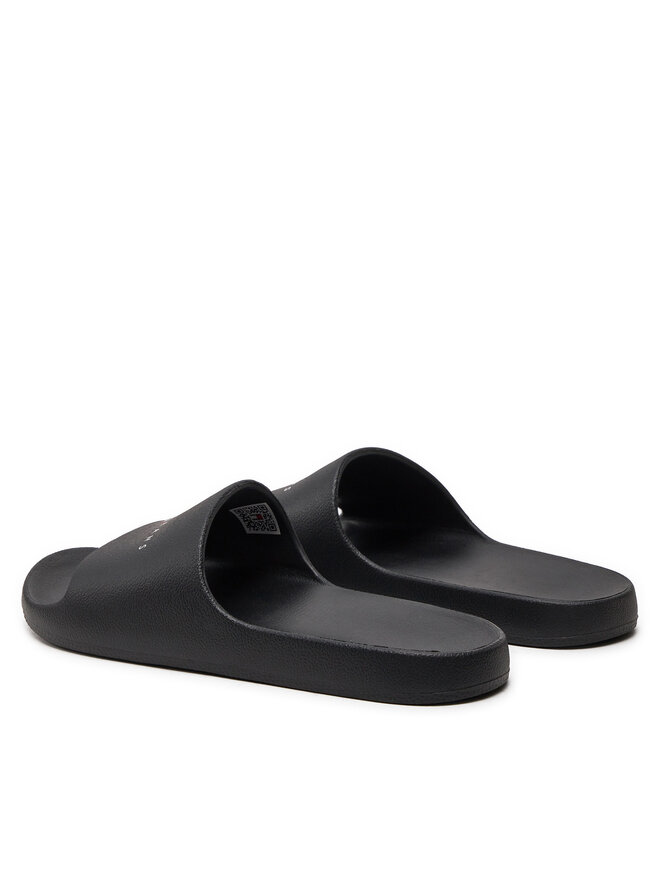 Мюли Tjw Printed Pu Pool Slide EN0EN02693 Tommy Jeans, черный — фото 3