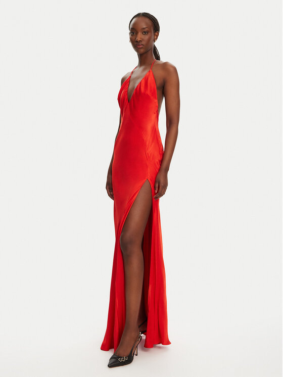 

Вечернее платье облегающего кроя YVE Halter 59315DB Bardot, красный
