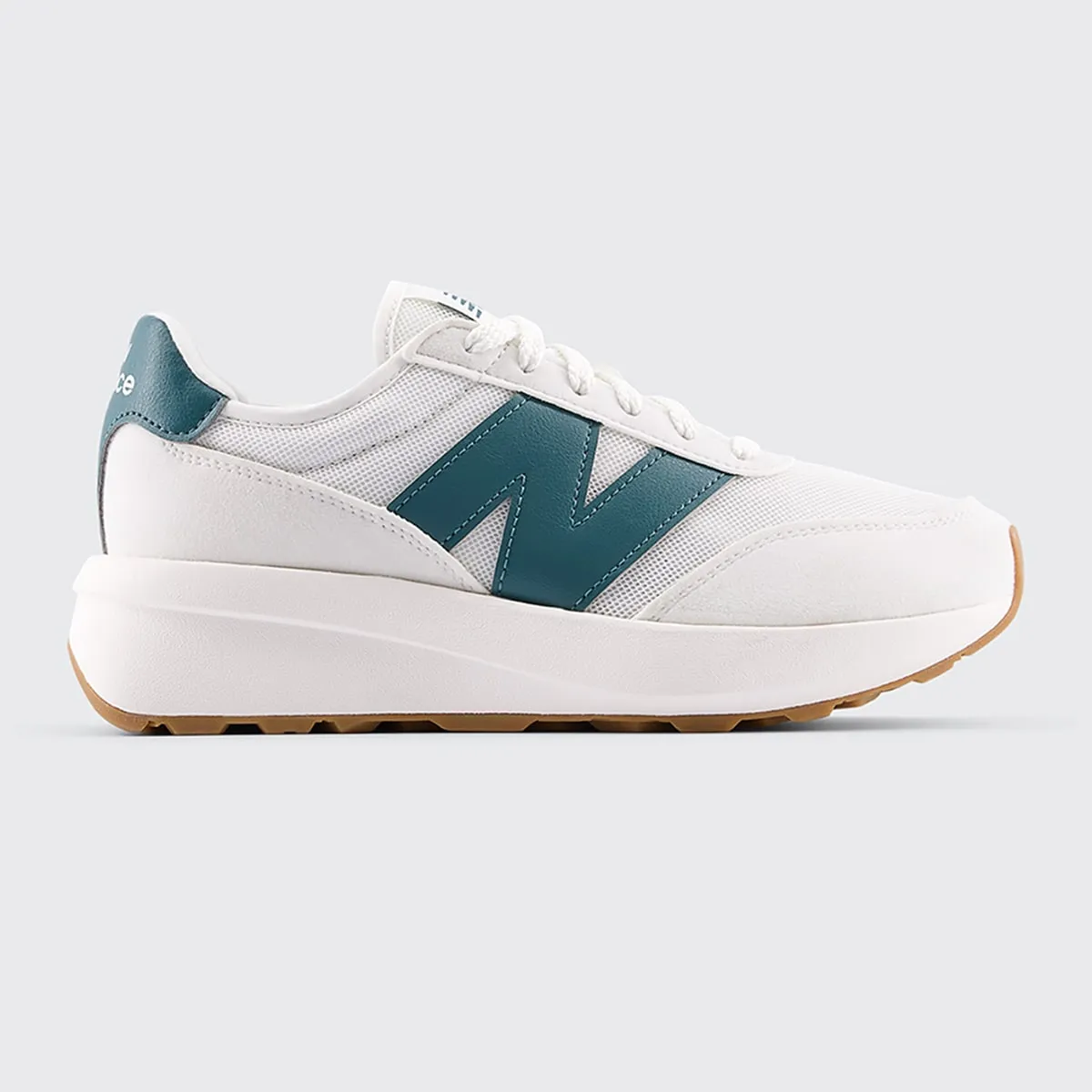 

Детские кроссовки 370 New Balance, белый/зеленый