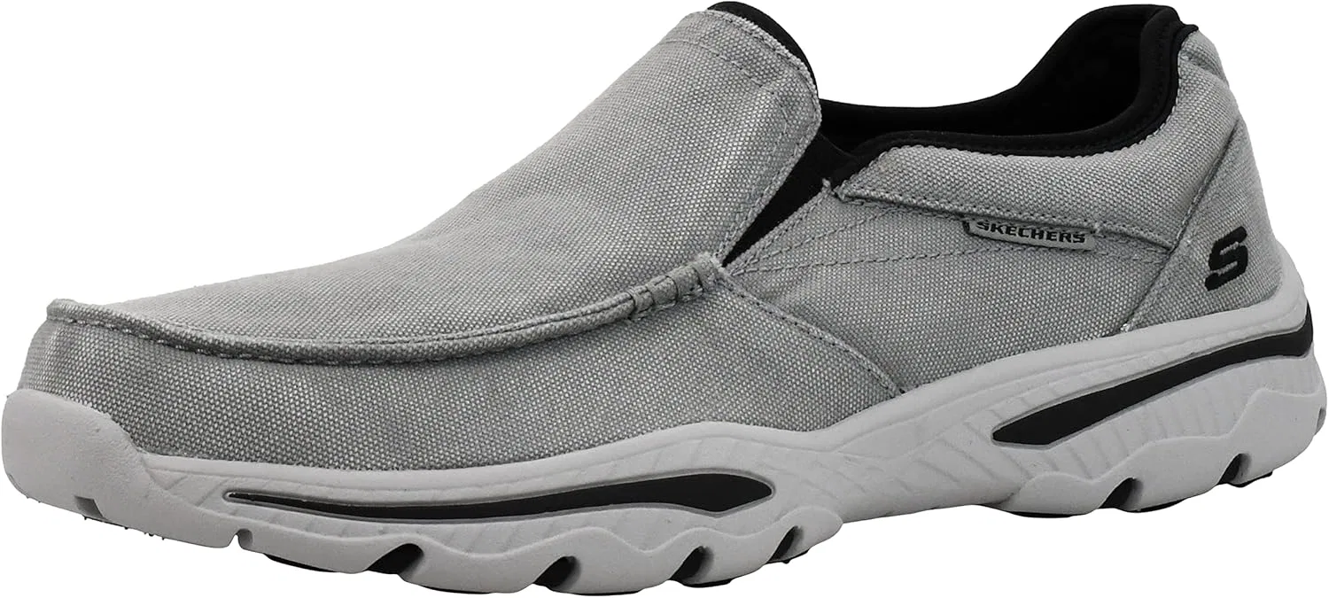 Лоферы Skechers, серый/черный