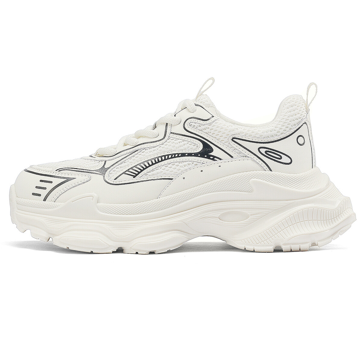 

Кроссовки D:FUSE SCANDINAVIA Chunky Sneakers Women's Low-Top, Бежевый, Кроссовки D:FUSE SCANDINAVIA Chunky Sneakers Women's Low-Top