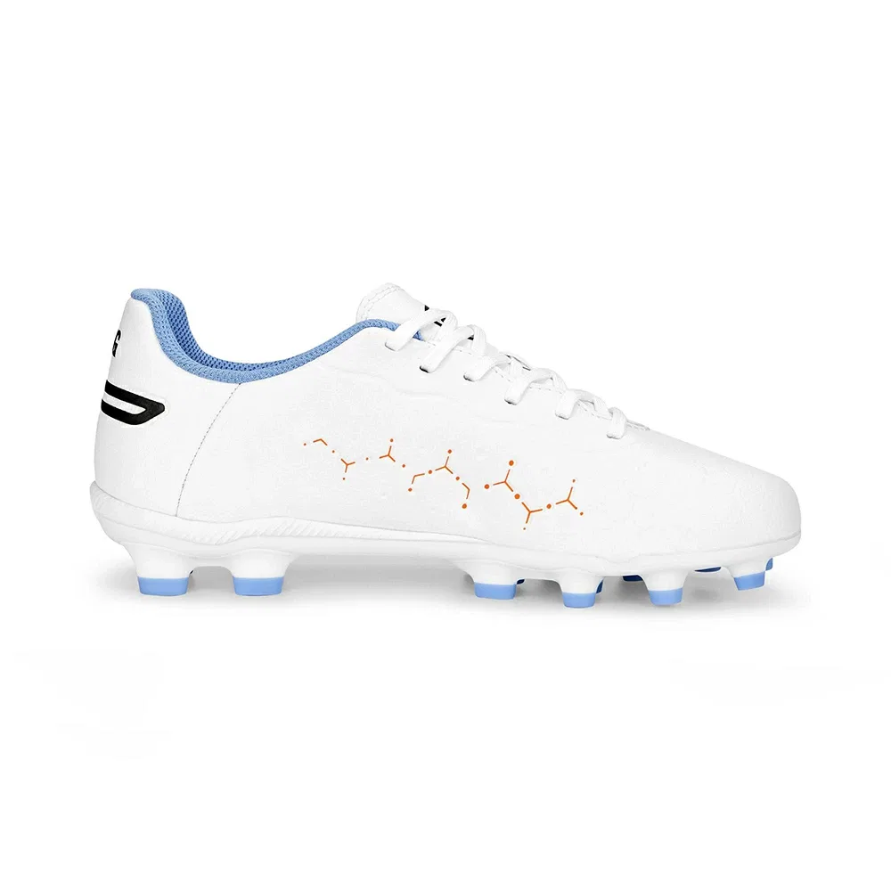 Детские футбольные бутсы Puma King Match, белый/синий, размер 22.0cm - 34.5 RU — фото 3