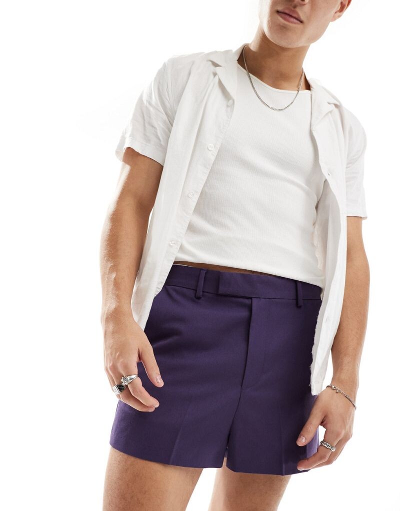 

Фиолетовые короткие шорты ASOS