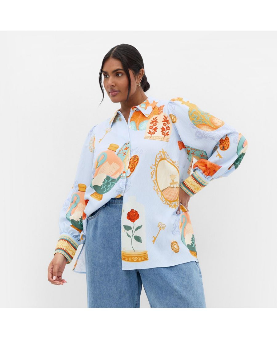 

Рубашка для женщин больших размеров, подчеркивающая их изысканную красоту CITY CHIC, Refined beauty