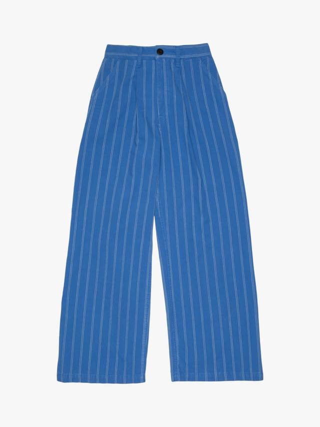 

Брюки в полоску от гуллана Nudie Jeans, синий/белый