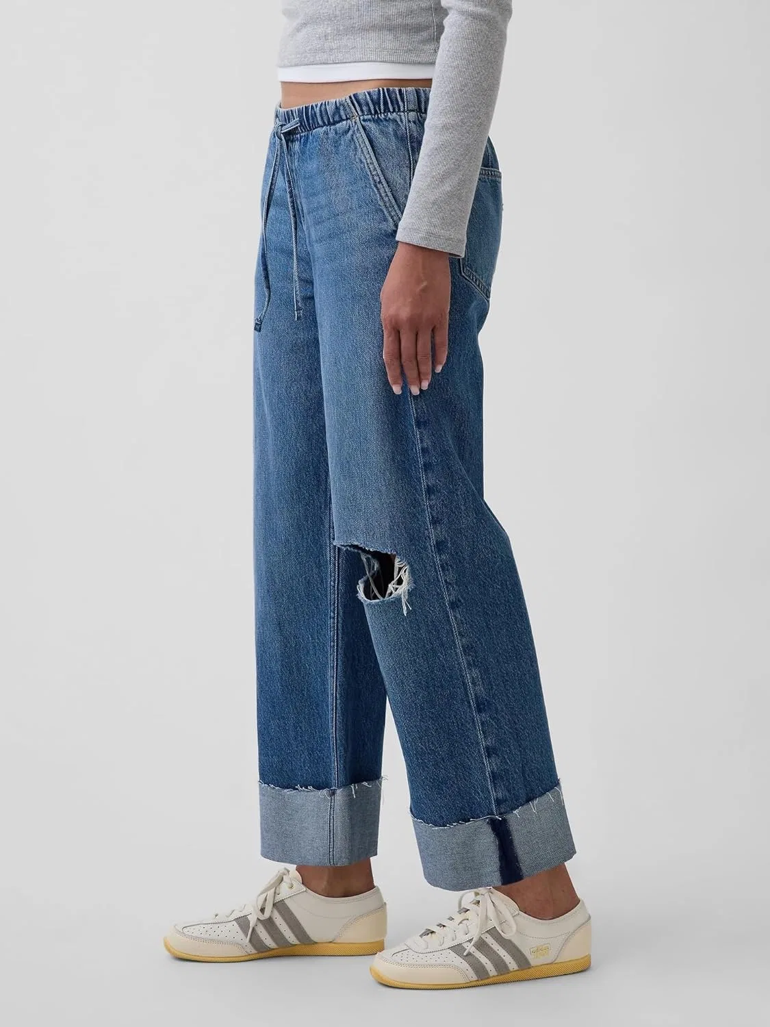 Джинсы GAP, Destroy Medium Wash — фото 3