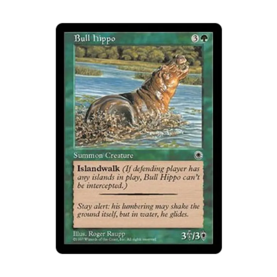 

CCG Бык Бегемот (U), MTG - Portal