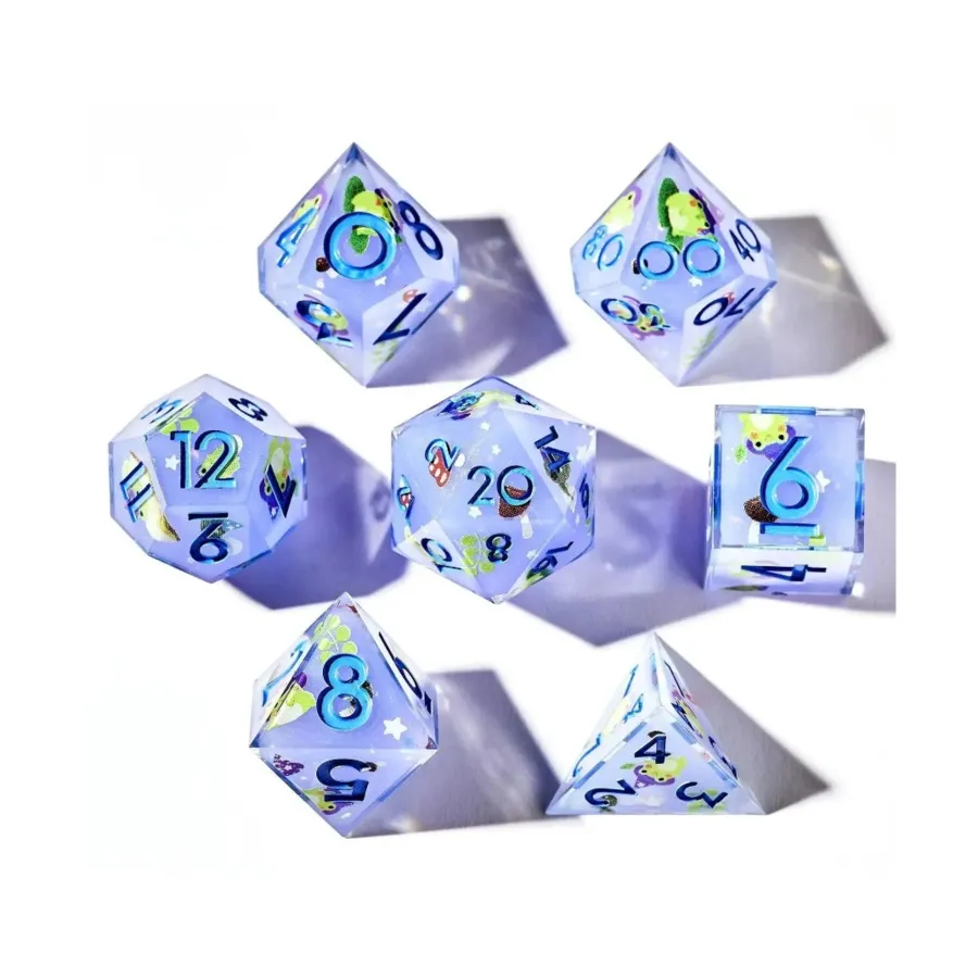 

Поликомплект — Чародейская амфибия (7), Iconic Resin Dice (Dispel Dice)
