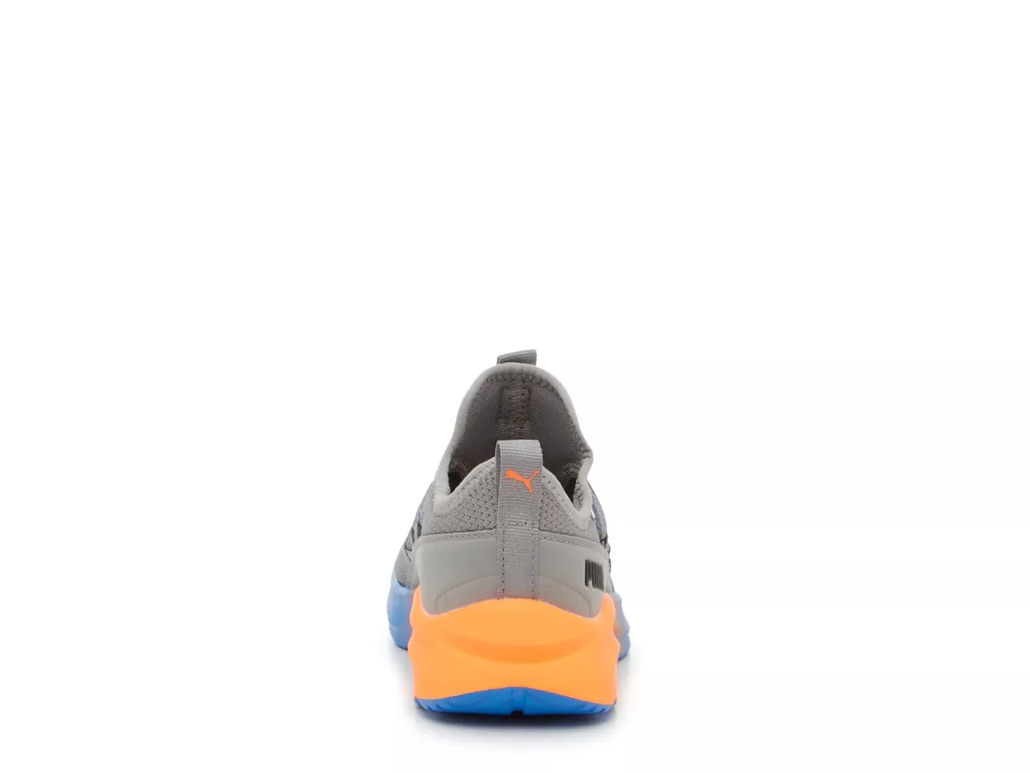 Кроссовки Puma One4All Fade Slip-On — детские, цвет Stormy Slate Grey/Cool Cobalt Blue/Orange — фото 4