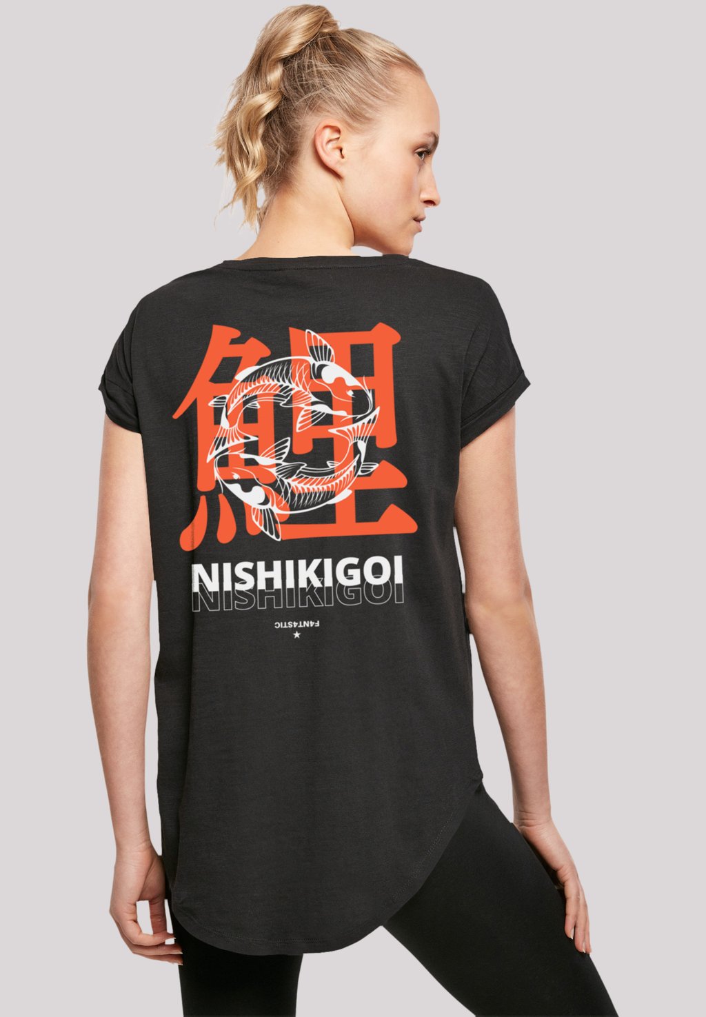 

Футболка с принтом NISHIKIGOI KOI JAPAN GRAFIK F4NT4STIC, черный