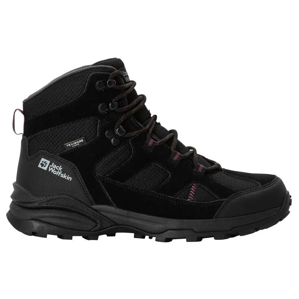 Походные ботинки Jack Wolfskin Trail Hiker Texapore Mid, черный