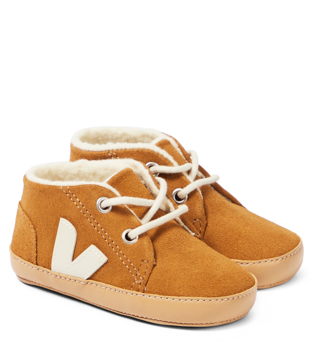 

Детские замшевые кроссовки Veja Kids, Camel_pierre