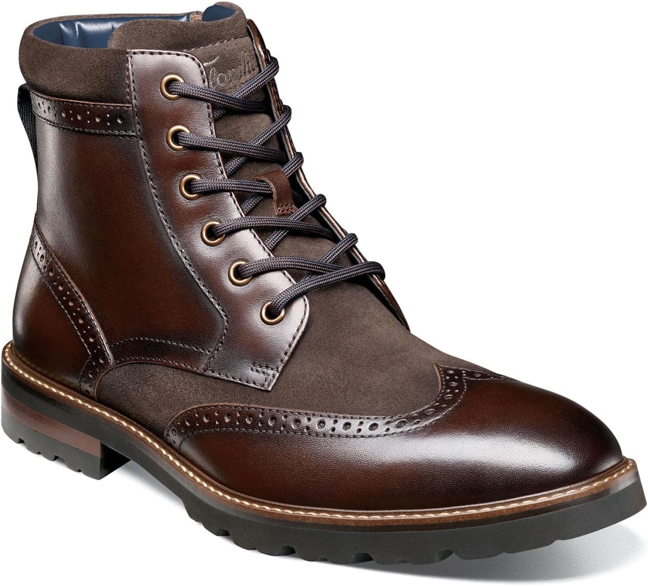 

Мужские ботинки Florsheim Renegade Wingtip, коричневый