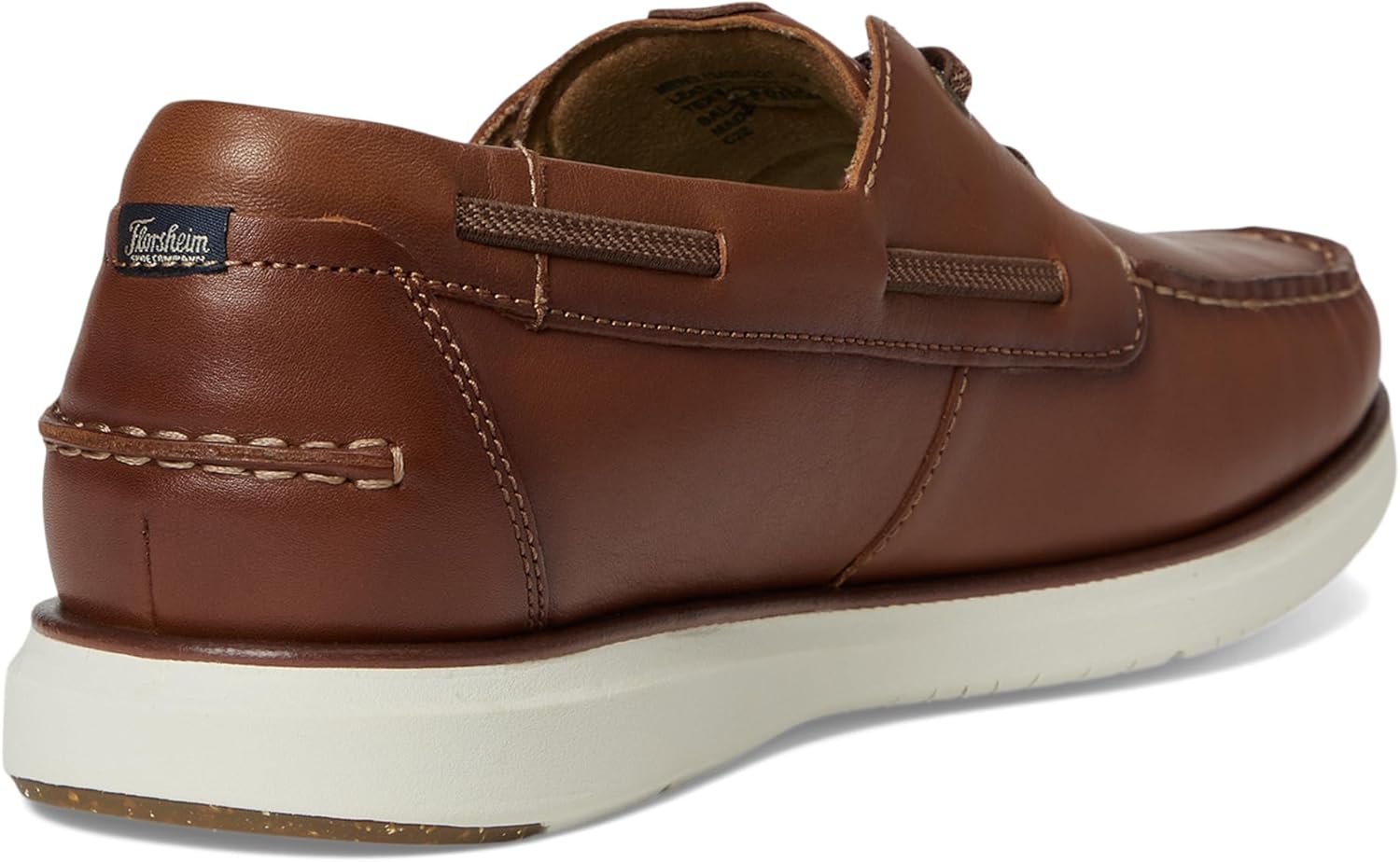 Мужские мокасины Florsheim Tropics с эластичной шнуровкой и открытой шнуровкой, Cognac — фото 3