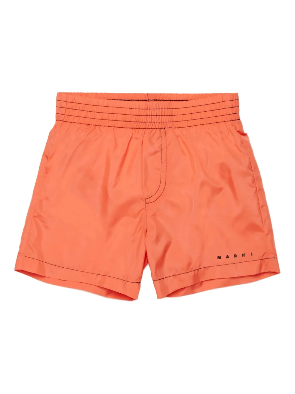 

Шорты с эластичным поясом Marni Kids, оранжевый