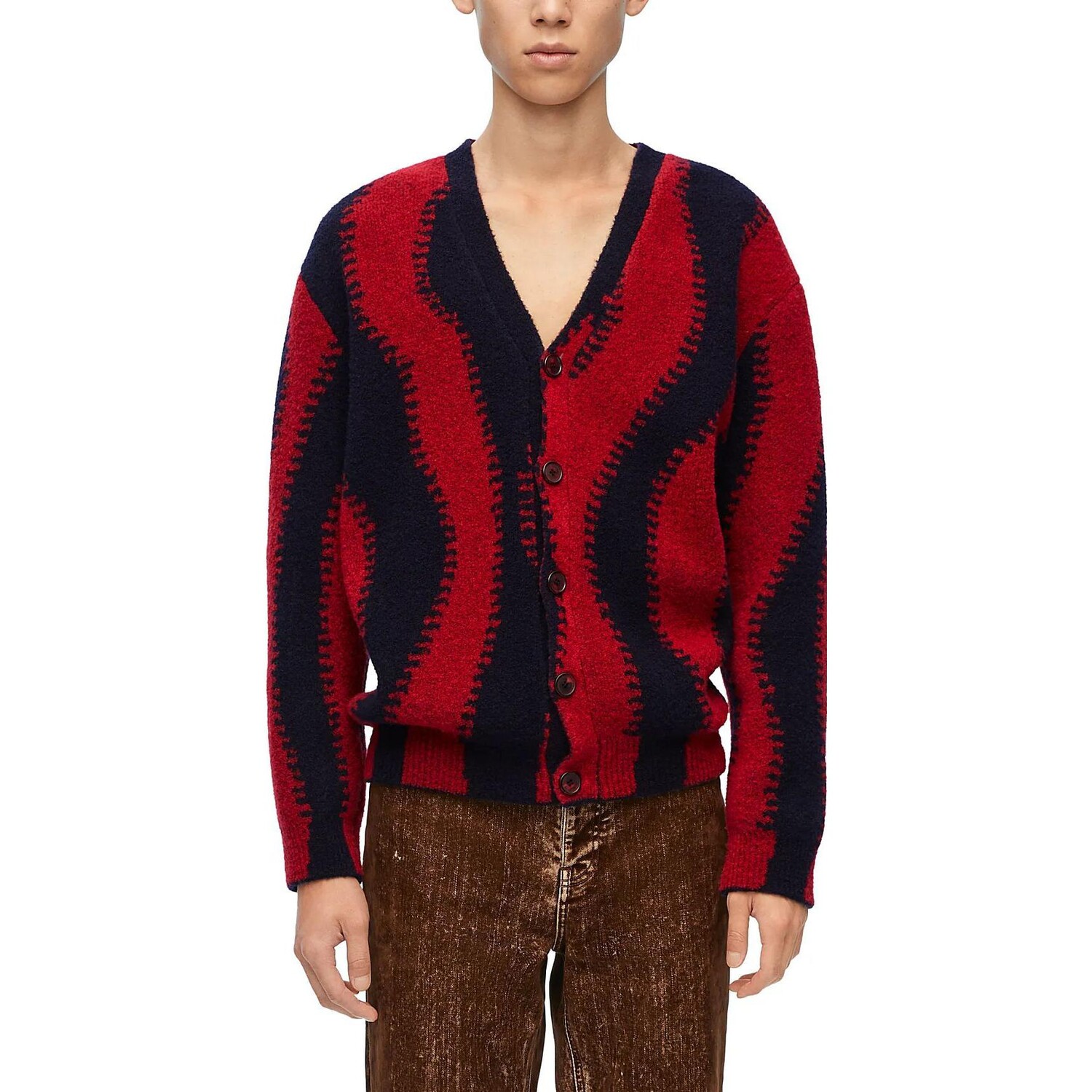 Трикотаж мужской красновато-синий Loewe, красный/синий — фото 3