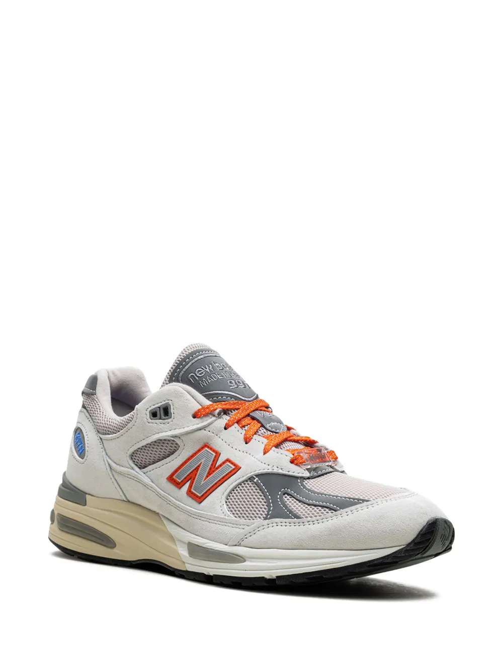 Кроссовки 991v2 MiUK Kith Madison Square Garden NEW BALANCE, белый — фото 2