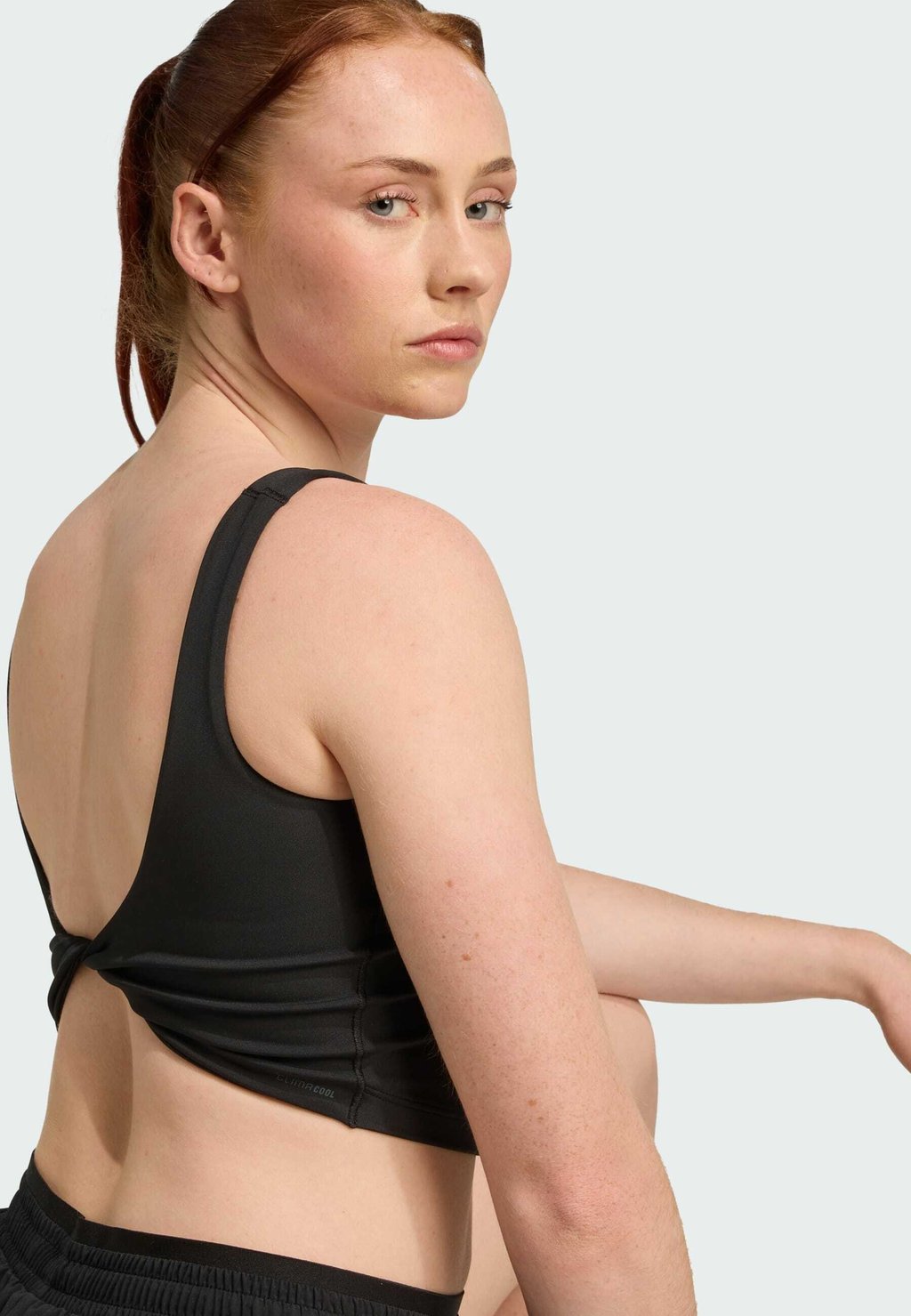 Спортивный бюстгальтер POWER TANK Adidas Performance, черный — фото 4