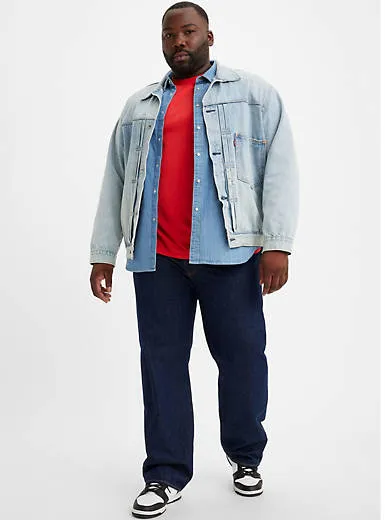 

Мужские джинсы оригинального кроя 501 (большие и высокие) Levi's, цвет Onewash - Dark Wash - Non-Stretch