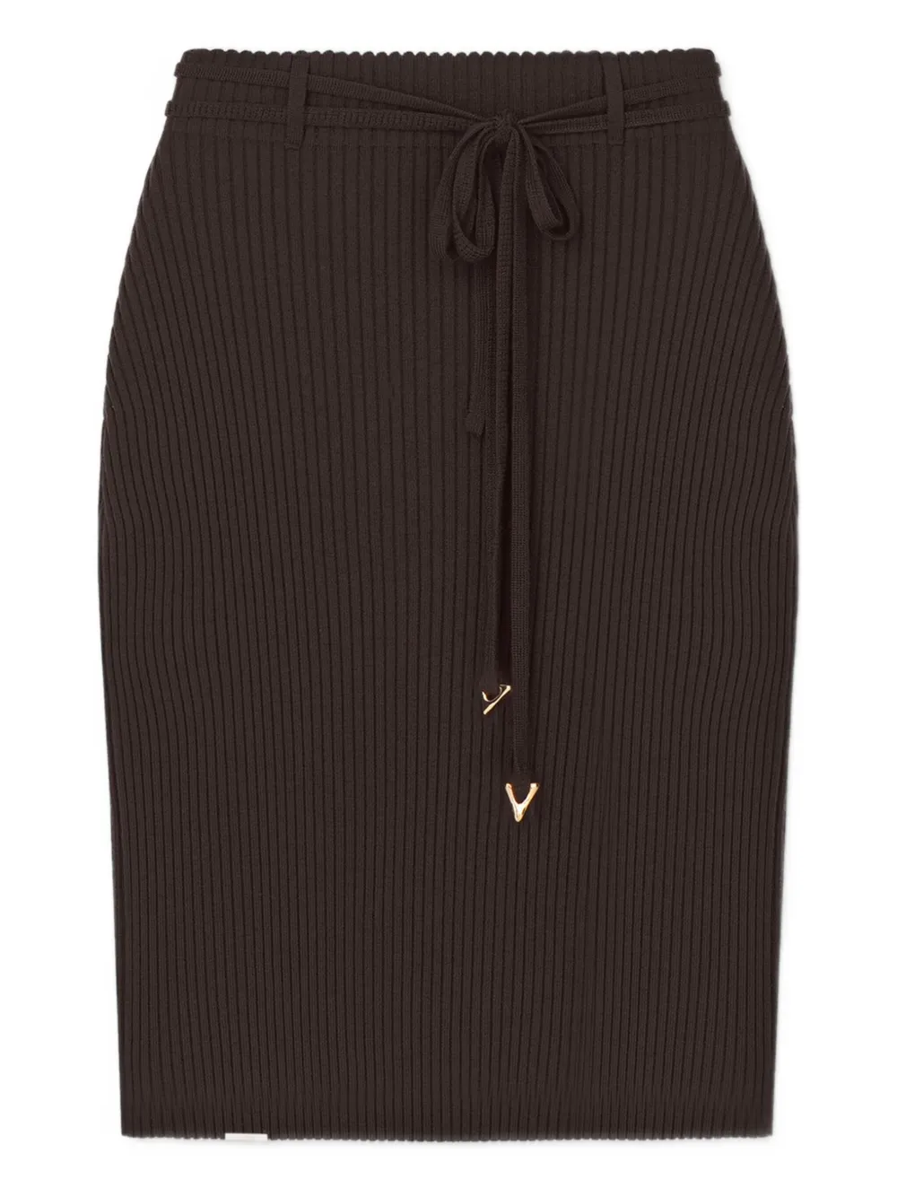 

Шерстяная юбка миди Aeron, коричневый