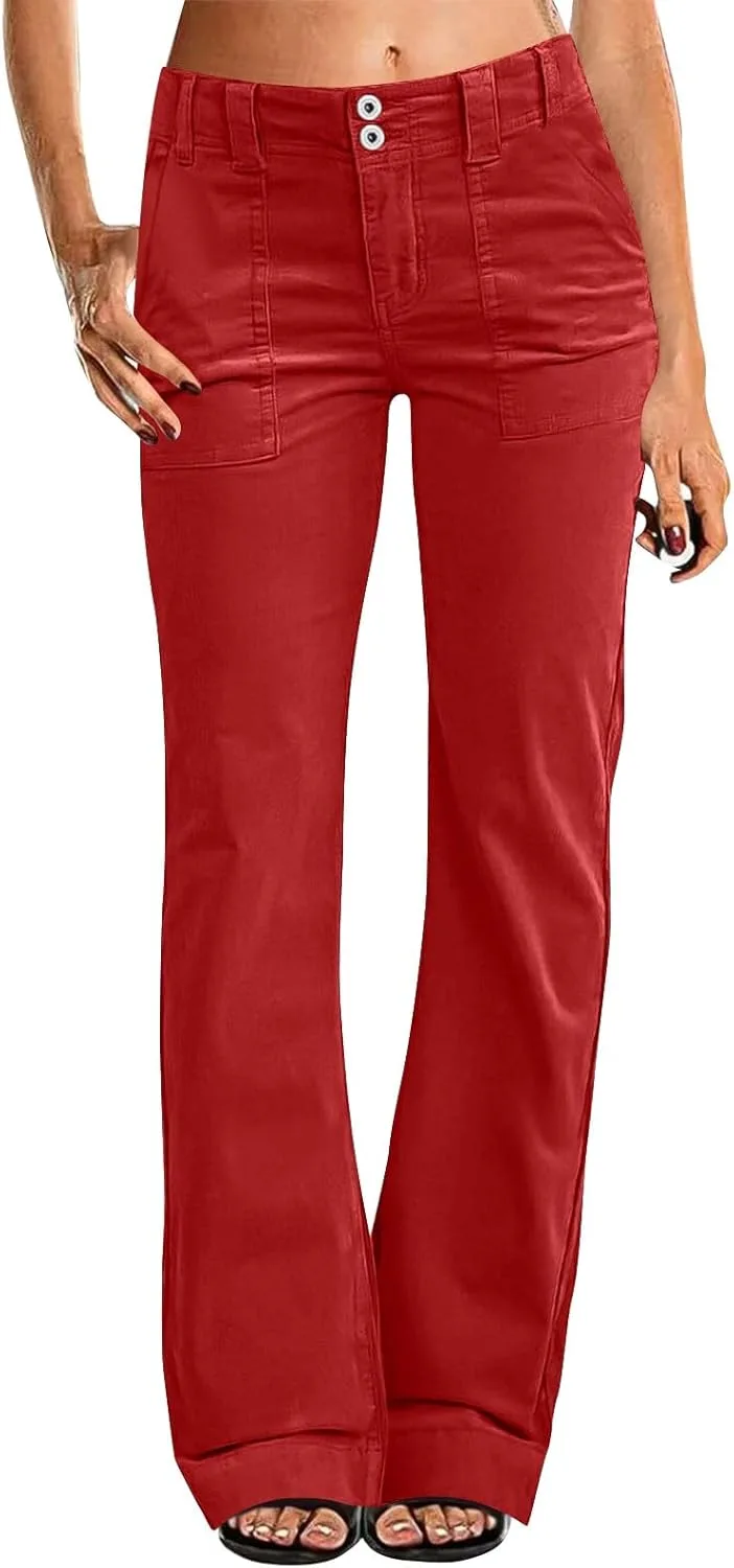 

Джинсы женские Straight Leg с карманами