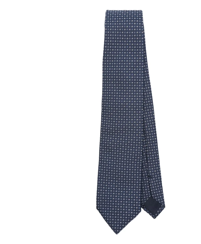 

Роскошный шелковый галстук производства Италии. Corneliani, синий