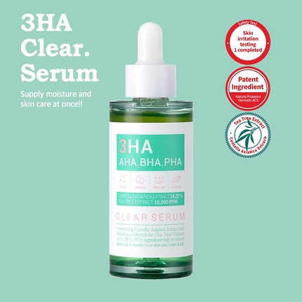 Сыворотка Esfolio — 3HA Clear Serum ,69 жидких унций - Успокаивающий уход за кожей и отшелушивание — фото 2