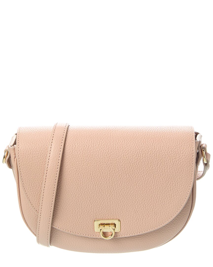 

Кожаная сумка через плечо Ferragamo Salvatore Ferragamo, розовый