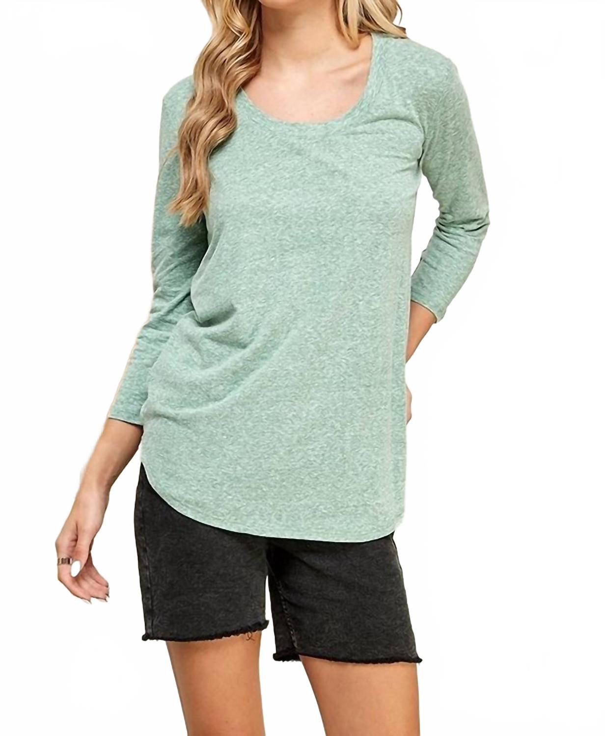 

Топ с асимметричным подолом в цвете шалфей Culture Code, Sage