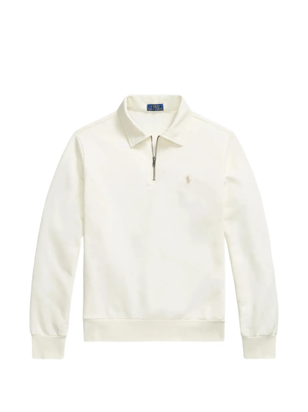 

Поло на молнии Polo Ralph Lauren, бежевый
