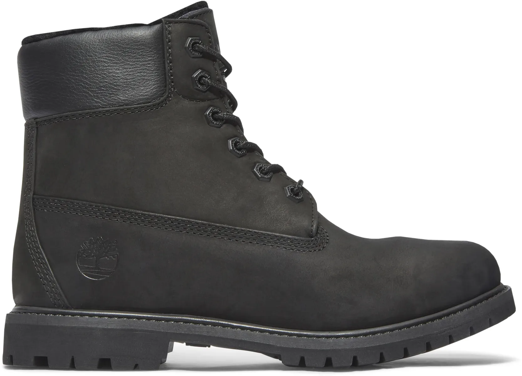 Ботинки Timberland 6in Premium Shearling на шнуровке, черный — фото 3