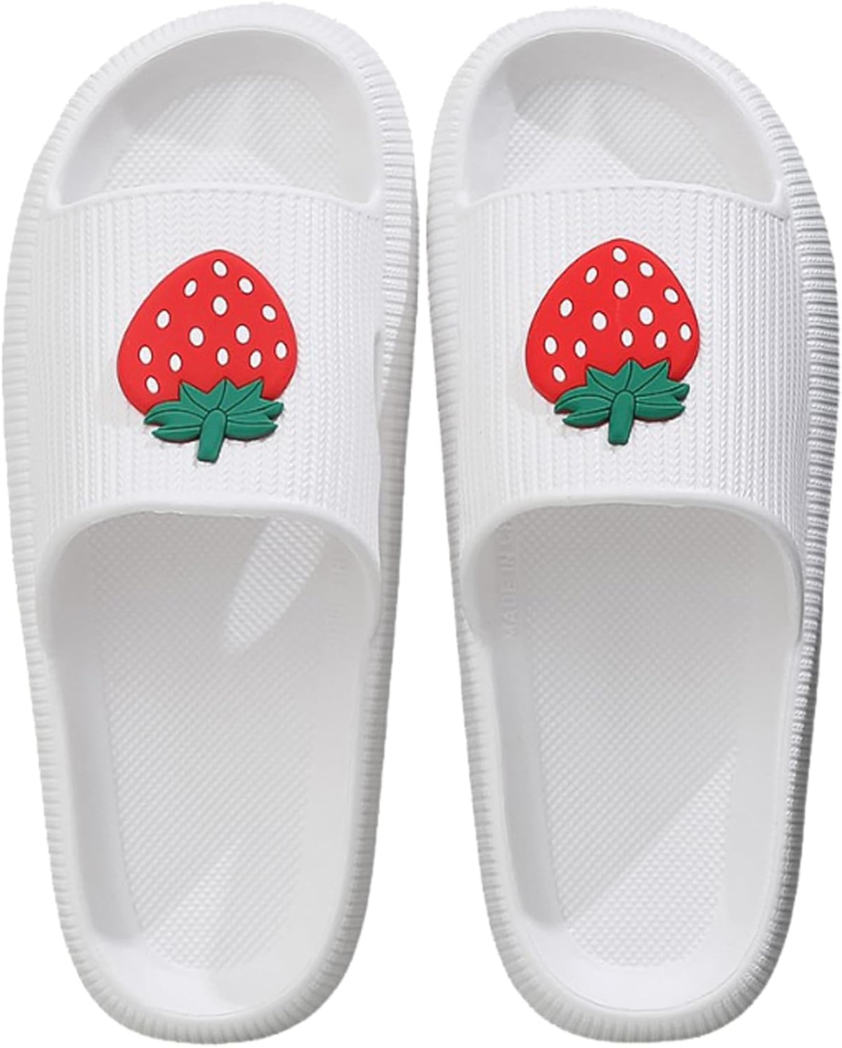 

Женские и мужские тапочки Cloud, шлепанцы для бассейна, душевые, пляжные сандалии, тапочки для ванной, с толстой подошвой, противоскользящие, удобные Nmhoo, белый