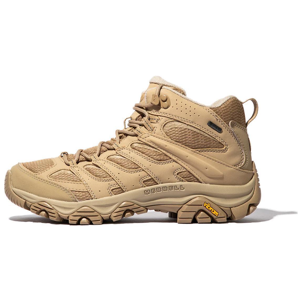 

MOAB 3 нескользящие устойчивые к истиранию ботинки Mid top для походов мужские Beige MERRELL, бежевый