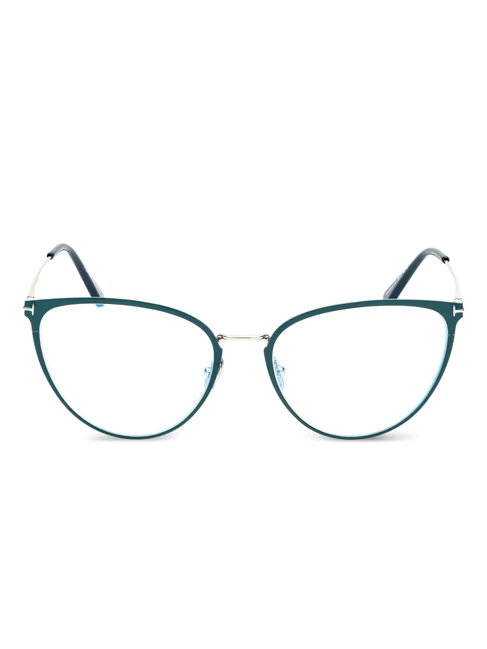 

Очки в оправе 'кошачий глаз' TOM FORD Eyewear, синий