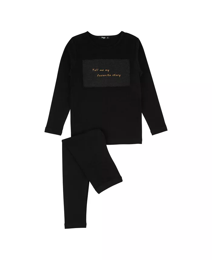 

Детский комплект для отдыха из льна Noggiwear, черный