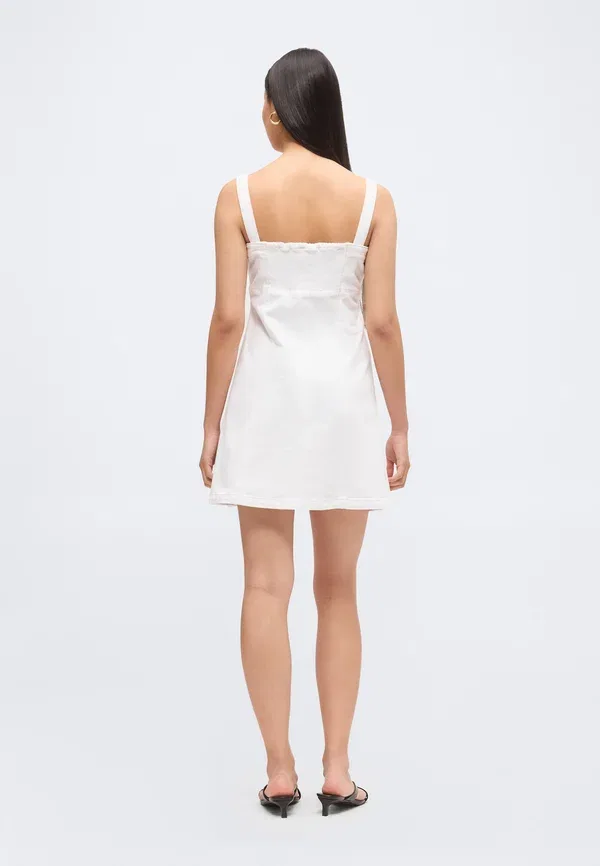 Платье мини с панелями Gap, fresh white, свежий белый — фото 3