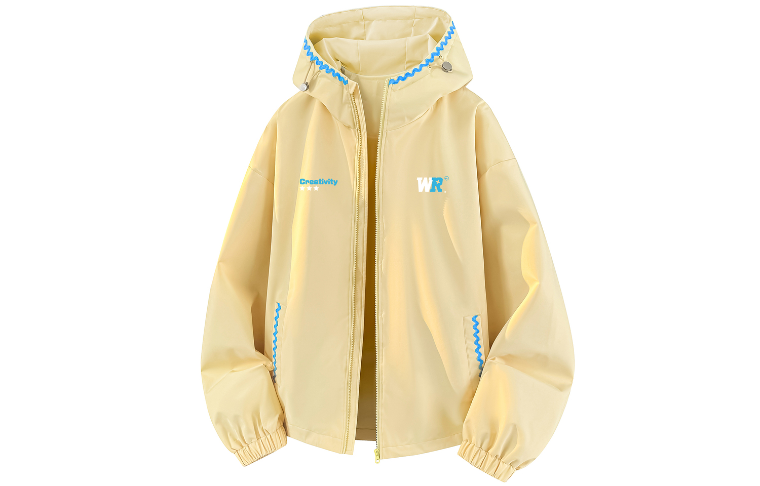 

Куртка женская с капюшоном Chanel inspired WARRIOR, светло-желтый