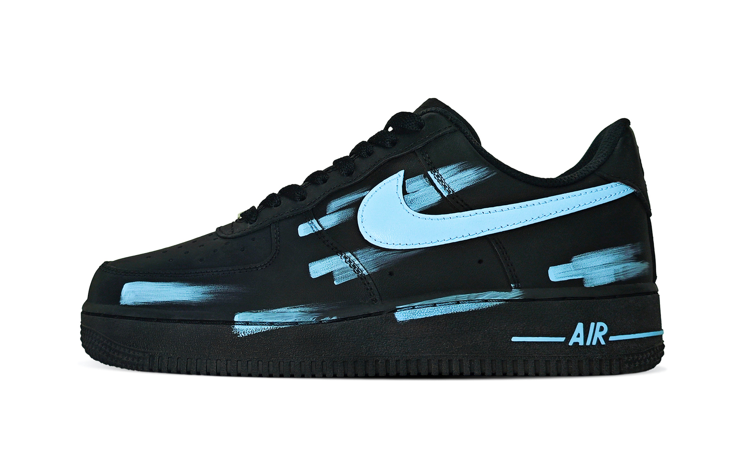

Nike Кроссовки Air Force 1 Low top Skateboard Unisex черные, цвет Black