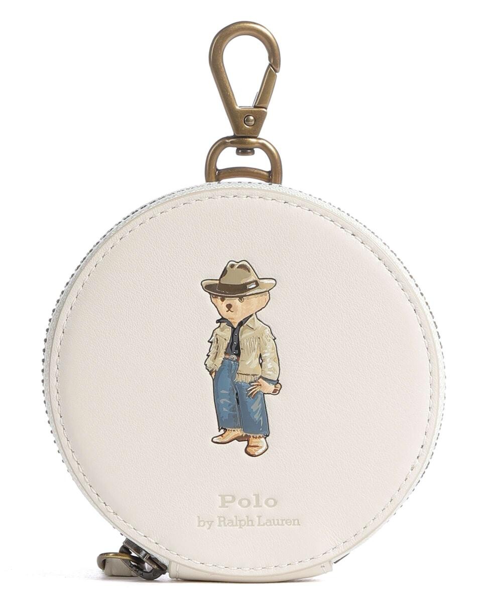 

Кошелек из мелкозернистой яловой кожи. Polo Ralph Lauren, белый